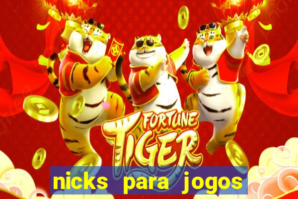 nicks para jogos de tiro